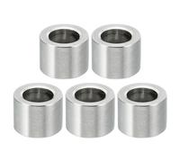 PATIKIL 5pcs M10 Separadores de Acero Inoxidable, Espaciadores Redondos de Metal Espaciadores Metálicos de Acero Inoxidable para M10 Tornillo Pernos, 12x10.2x16mm (L*ID*OD)