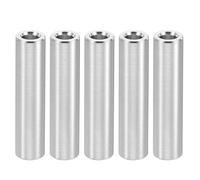 PATIKIL 5pcs M4 Separadores de Aluminio, Espaciador Redondo de Metal Espaciadores Metálicos de Aleación de Aluminio para M4 Tornillo Pernos, 30x4.1x7mm (L*ID*OD)