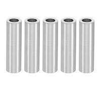 PATIKIL 5pcs M4 Separadores de Aluminio, Espaciador Redondo de Metal Espaciadores Metálicos de Aleación de Aluminio para M4 Tornillo Pernos, 25x4.1x7mm (L*ID*OD)