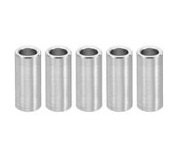 PATIKIL 5pcs M4 Separadores de Aluminio, Espaciador Redondo de Metal Espaciadores Metálicos de Aleación de Aluminio para M4 Tornillo Pernos, 14x4.1x6mm (L*ID*OD)
