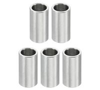 PATIKIL 5pcs M6 Separadores de Acero Inoxidable, Espaciadores Redondos de Metal Espaciadores Metálicos de Acero Inoxidable para M6 Tornillo Pernos, 16x6.1x8mm (L*ID*OD)