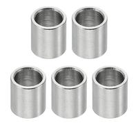 PATIKIL 5pcs M6 Separadores de Acero Inoxidable, Espaciadores Redondos de Metal Espaciadores Metálicos de Acero Inoxidable para M6 Tornillo Pernos, 8x6.1x8mm (L*ID*OD)