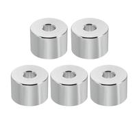 PATIKIL 5pcs M6 Separadores de Aluminio, Espaciadores Redondos de Metal Espaciadores Metálicos de Aleación de Aluminio para M6 Tornillo Pernos, 14x6.5x20mm (L*ID*OD)
