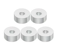 PATIKIL 5pcs M6 Separadores de Aluminio, Espaciadores Redondos de Metal Espaciadores Metálicos de Aleación de Aluminio para M6 Tornillo Pernos, 9x6.5x20mm (L*ID*OD)