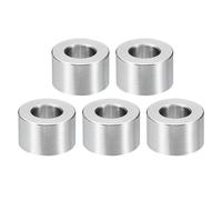 PATIKIL 5pcs M8 Separadores de Acero Inoxidable, Espaciadores Redondos de Metal Espaciadores Metálicos de Acero Inoxidable para M8 Tornillo Pernos, 10x8.2x16mm (L*ID*OD)