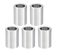 PATIKIL 5pcs M8 Separadores de Acero Inoxidable, Espaciadores Redondos de Metal Espaciadores Metálicos de Acero Inoxidable para M8 Tornillo Pernos, 20x8.2x12mm (L*ID*OD)