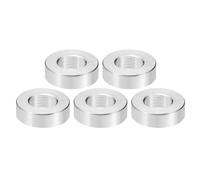 PATIKIL 5pcs M8 Separadores de Acero Inoxidable, Espaciadores Redondos de Metal Espaciadores Metálicos de Acero Inoxidable para M8 Tornillo Pernos, 5x8.2x16mm (L*ID*OD)