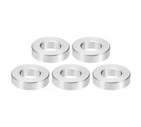 PATIKIL 5pcs M8 Separadores de Acero Inoxidable, Espaciadores Redondos de Metal Espaciadores Metálicos de Acero Inoxidable para M8 Tornillo Pernos, 4x8.2x16mm (L*ID*OD)