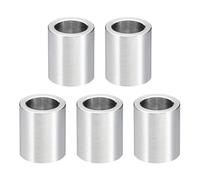 PATIKIL 5pcs M8 Separadores de Acero Inoxidable, Espaciadores Redondos de Metal Espaciadores Metálicos de Acero Inoxidable para M8 Tornillo Pernos, 16x8.2x12mm (L*ID*OD)