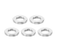 PATIKIL 5pcs Separadores de Acero Inoxidable, M6 Espaciadores Redondos de Metal Espaciadores Metálicos de Acero Inoxidable para M6 Tornillo Pernos, 2x6.2x12mm (L*ID*OD)