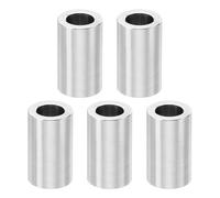 PATIKIL 5pcs Separadores de Acero Inoxidable, M6 Espaciadores Redondos de Metal Espaciadores Metálicos de Acero Inoxidable para M6 Tornillo Pernos, 20x6.2x10mm (L*ID*OD)