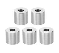 PATIKIL 5pcs Separadores de Acero Inoxidable, M6 Espaciadores Redondos de Metal Espaciadores Metálicos de Acero Inoxidable para M6 Tornillo Pernos, 16x6.2x16mm (L*ID*OD)