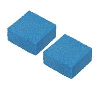 PATIKIL 5x5x2,5cm Pickleball Paleta Borrador,2uds Cuadrado Goma Pickleball Raqueta Polvo Removedor Barra Limpiador, Azul