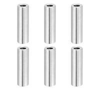 PATIKIL 6 Piezas De Espaciadores De Acero Inoxidable, 6mm DI X 12mm DE X 40mm Altura 304 Espaciadores De Acero Inoxidable Sin Rosca Para Tornillos M6 De 1/4" Tuercas Y Pernos