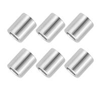 PATIKIL 6 Piezas De Separadores De Acero Inoxidable 8mm DI X 12mm De X 12mm | Altura, 304, Sin Roscar, Para Tornillos Tuercas Y Pernos 5/16" M8, Separadores De Acero Inoxidable