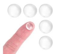 PATIKIL 6 Piezas Lente Óptica Acrílica De 10mm De Diámetro Plano Convexa Altura 4.5mm