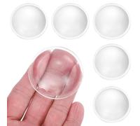 PATIKIL 6 Piezas Lente Óptica Acrílica Plano Convexa De 50mm De Diámetro Y 15mm De Altura