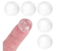 PATIKIL 6 Piezas Lente Plano Convexa Diámetro 16mm Altura 4.5mm PMMA Acrílico LED Óptico Liso Con Borde Para Linterna Faro De Coche Bicicleta Foco Transparente