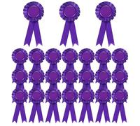 PATIKIL 60 Cintas de Premio, 1st, 2nd, 3rd Lugar Cinta de Reconocimiento en Blanco Cintas de Premio Medalla de Participación para Eventos de portivos de Competición, Morado