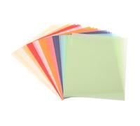 PATIKIL 60 Hojas de Papel Vegetal 4.25x5.5 para Invitaciones Multicolor