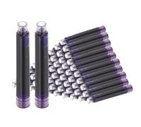 PATIKIL 60 Piezas De Recambios De Tinta Para Pluma Estilográfica, Diámetro Interior De 3.4 Mm Recambios Estándar Internacionales Para Escritura En Negocios, Color Púrpura