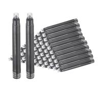 PATIKIL 60 Piezas Recambios De Tinta Para Pluma Estilográfica Diámetro Interior De 2.6 Mm Cartuchos De Tinta Negra Recambios Estándar Internacionales Para Escritura Con Pluma Negocios