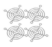 PATIKIL 60mm Ventilador Dedo Rejilla 4 Uds 304 Inoxidable Acero Parrilla Protector Guardia Ventilador Protectora Cubierta para 60x60mm Ventiladores para Computadora DIY Plata