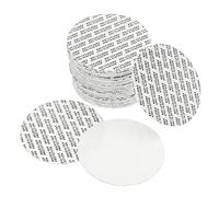 PATIKIL 63mm/2,48" Espuma Tapa Revestimiento, 150 Paquetes PS Espuma Resistente Manipulación Presión Sensible Sello para Botella Tapa Revestimientos Sellos