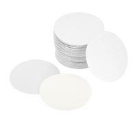PATIKIL 69mm/2,69" Aluminio Lámina Tapa Revestimiento, 100uds Resistente Manipulación Inducción Calor Sellador Sellado Revestimientos para Vidrio Botella Tarro Tapa