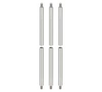 PATIKIL 6pcs M4 Separadores Roscados, M4*55+6mm Tornillo de Extensión de Acero Inoxidable Tuerca Pilar Macho Hembra Tornillo, Adaptadores de Rosca Macho Hembra Métrica, 4x6mm(ID*OD)