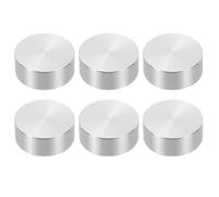 PATIKIL 6Pcs M8 Rosca 30 mm Diámetro 12 mm Espesor Disco Circular