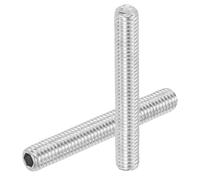 PATIKIL 6pcs Tornillo de Cabeza Plana, M5 x 45mm Tornillo de Cabeza Hexagonal de Punto Plano de Acero Inoxidable 304 para Manijas de Puertas y Reparación de Accesorios de Iluminación