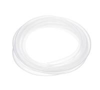 PATIKIL 7/16" ID x 9/16" OD Tubo de Silicona, 1 Rollo 19.7Ft Manguera de Silicona de Alta Pureza Flexible Tubo Transparente para Cerveza Casera Transferencia de Agua Aire Líquido