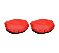 PATIKIL 7" 18cm Suave Difusor Lámpara Cubierta, 2 Paquetes Tela Difusor Estroboscópico Reflector Lámpara Calcetín para Flash Luz Belleza Plato Fotografía Estudio, Rojo