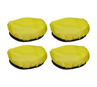 PATIKIL 7" 18cm Suave Difusor Lámpara Cubierta, 4 Paquetes Tela Difusor Estroboscópico Reflector Lámpara Calcetín para Flash Luz Belleza Plato Fotografía Estudio, Amarillo