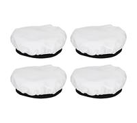 PATIKIL 7" 18cm Suave Difusor Lámpara Cubierta, 4 Paquetes Tela Difusor Estroboscópico Reflector Lámpara Calcetín para Flash Luz Belleza Plato Fotografía Estudio, Blanco