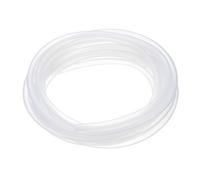 PATIKIL 7/25" ID x 3/8" OD Tubo de Silicona, 1 Rollo 16.4Ft Manguera de Silicona de Alta Pureza Tubo Flexible Transparente para Cerveza Casera Transferencia de Agua Aire Líquido
