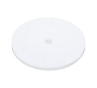 PATIKIL 7 Pulgadas Pesado Giratorio Soporte con Acero Bolas Rodamientos, 1uds 360° Rotación Tocadiscos Giratoria Tabla Base para Grande Pantalla TV Computadoras Monitores, Blanco