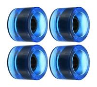 PATIKIL 70mm 78A Tabla Larga Rueda Suave, 4 Paquete Crucero Ruedas Calle Ruedas para Patinetas Monopatín Rueda Reemplazo PU, Claro Azul