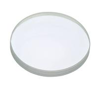 PATIKIL 75mm Focal Longitud Doble Cóncavo Lente, 30mm Diámetro 4mm Altura Vidrio Ópticamente Pulido Redondo Bordes Lente para Física Experimento, Transparente