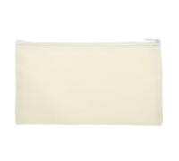 PATIKIL 8.3x4.7 Estuche De Lápices De Lona, Bolsa De Maquillaje De Lona De Pulgadas con Cremallera para Almacenamiento De Artículos De Papelería, Bolsa De Cosméticos para Oficina,