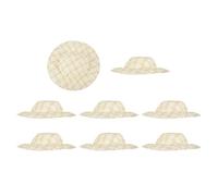 PATIKIL 8 Pezzi MiniDi Paglia 2.6 X 0.6 PolliciPer Bambole Miniature Decorazioni Intrecciate Per DIY Decorazione Casa Delle Bambole Accessori Per Capelli