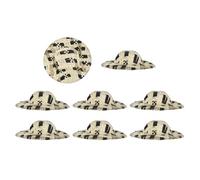 PATIKIL 8 Pezzi MiniDi Paglia 2.6 X 0.7 PolliciPer Bambole Miniature Decorazioni Intrecciate Per DIY Casa Delle Bambole Accessori Per Capelli Spaventapasseri Matrimoni
