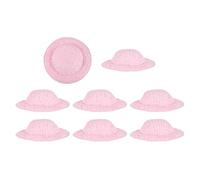 PATIKIL 8 Pezzi MiniDi Paglia 2 X 0.5 Pollici Accessori Miniaturizzati Per BamboleIntrecciati Per Decorazione Casa Delle Bambole DIY Accessori Per Capelli Matrimoni