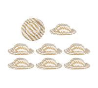 PATIKIL 8 Pezzi MiniDi Paglia 2 X 0.5 Pollici Accessori Per Bambole Decorazioni In MiniaturaIntrecciati Per DIY Decorazione Casa Delle Bambole Accessori Per Capelli