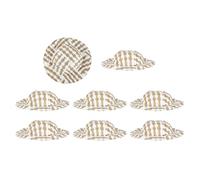 PATIKIL 8 Pezzi MiniDi Paglia 2 X 0.5 Pollici Accessori Per Bambole Decorazioni In MiniaturaIntrecciati Per DIY Decorazione Casa Delle Bambole Accessori Per Capelli