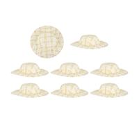 PATIKIL 8 Pezzi MiniDi Paglia 2 X 0.5 PolliciPer Bambole Decorazioni MiniatureIntrecciati Per DIY Decorazione Casa Delle Bambole Accessori Per Capelli