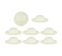 PATIKIL 8 Pezzi MiniDi Paglia 2 X 0.5 PolliciPer Bambole In Miniatura Decorazioni Intrecciate Per DIY Decorazione Casa Delle Bambole Accessori Per Capelli Spazzaneve