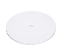 PATIKIL 8 Pulgada Pesado Rotatorio Girador Soporte con Acero Bolas Rodamientos 360° Rotación Tocadiscos Lazy Susan Base para Pantalla Grande TV Computadoras Monitores Blanco