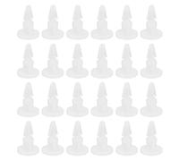 PATIKIL 8mm PCB Espaciador, 50 Paquete Redondo Cabeza Clavo Forma PCB Aislado Tablero Base Placa Separadores Plástico Pie Soporte Herraje Herramienta, Blanco